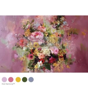 DECOUPAGE FIBER – MAGENTA MIRAGE